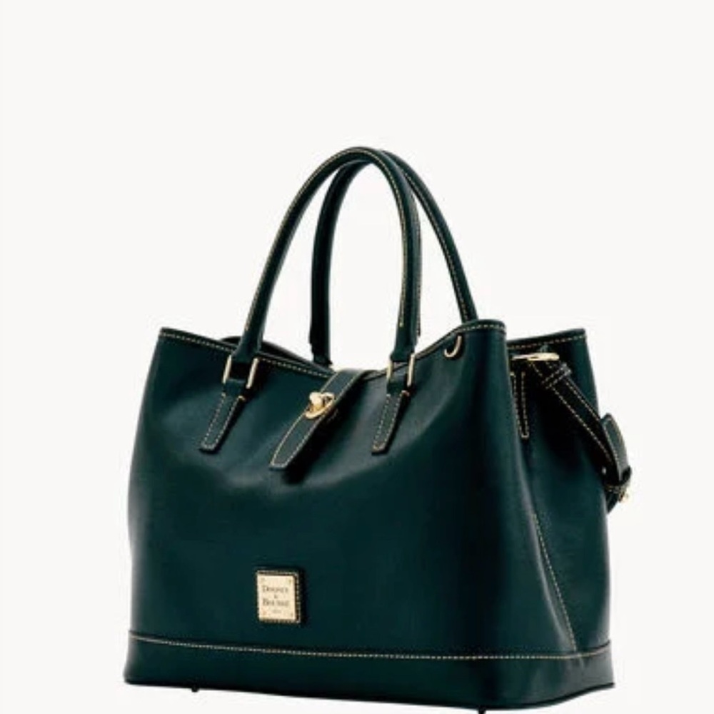 Dooney and Bourke Perry Satchel in Navy